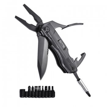 Narzędzie Wielofunkcyjne Multitool AZYMUT Gron - 11 narzędzi + 9 bitów + Etui