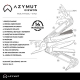 Narzędzie Wielofunkcyjne Multitool AZYMUT GIEWON 14 Narzędzi + ETUI