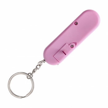 Alarm osobisty Guard Piranha 130 dB dwie syreny różowy