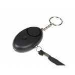 Alarm osobisty GUARD Scorpion z latarką LED, czarny, syrena 120dB